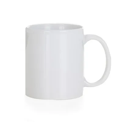 Caneca de cerâmica branca