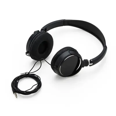 Fone de Ouvido Estéreo Preto