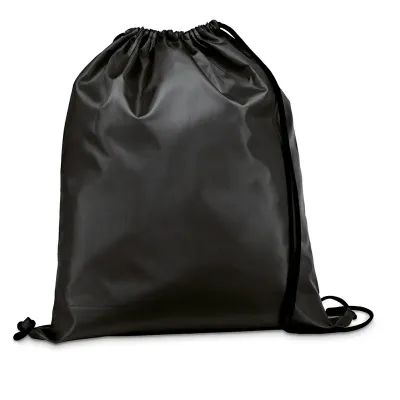 Sacola tipo mochila preto
