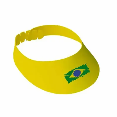 Viseira de eva amarela