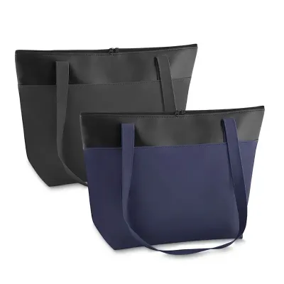 Bolsa sacola térmica: preta e azul - 1860014