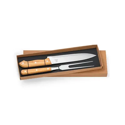 Kit churrasco com faca e garfo - 1835154