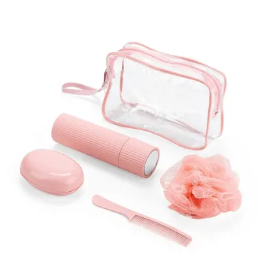 Kit completo na cor rosa