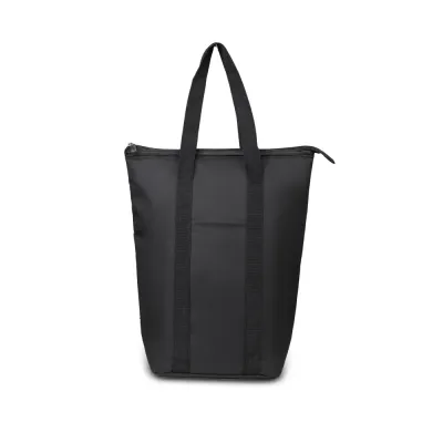 Bolsa térmica em poliéster 600D com alça para transporte de vinhos