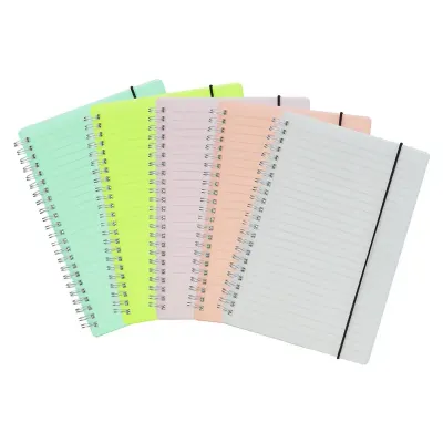 Caderno A5 plástico (opções de cores) - 1954277