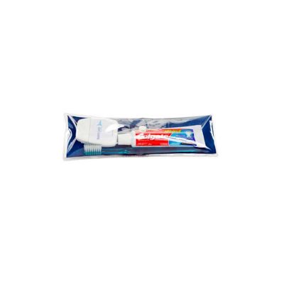 Kit higiene personalizado com: 01 Creme dental Colgate 50g MPA (máxima proteção.)01 Escova dental 34 tufos cabo cristal. 01 Fio dental Floss White 25m. ...