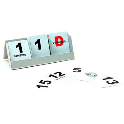 Calendário Permanente Personalizado | Calendário Permanente Personalizado de mesa. Em Alumínio com personalização da logomarca em laser é o brinde ideal para seu evento, fidelizar clientes e distribuir para colaboradores. Entregamos o produto em todo Brasil. | ST CALEN2
