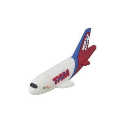 Pen drive Emborrachado Avião 3D
