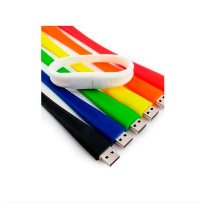 Pulseira Pen drive personalizada.