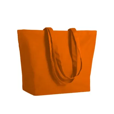 Bolsa confeccionada em Poliéster laranja