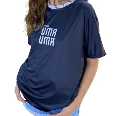 Camiseta Dryfit Azul Personalizada