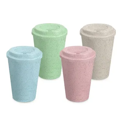 Copo fibra de arroz - opções de cores
