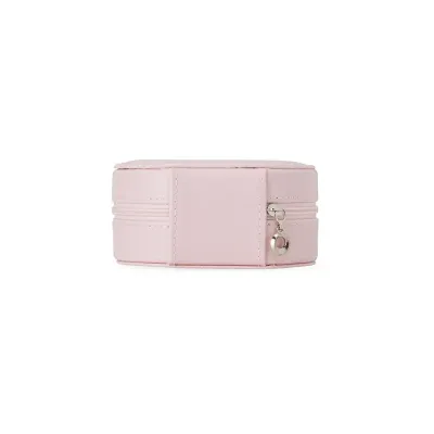 Porta joias de couro sintético rosa - 1986971