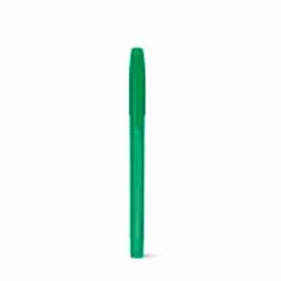 Caneta plástica na cor verde  - 1989529