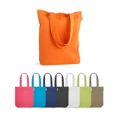 Sacola em algodão, algodão reciclado e poliéster reciclado (220 g/m²)