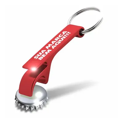 Chaveiro Abridor de Metal Personalizado a Laser - 1