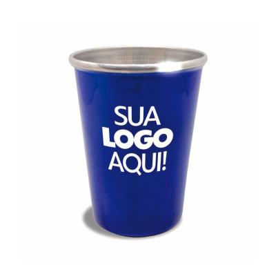 Copo Americano de Alumínio 220ml - azul