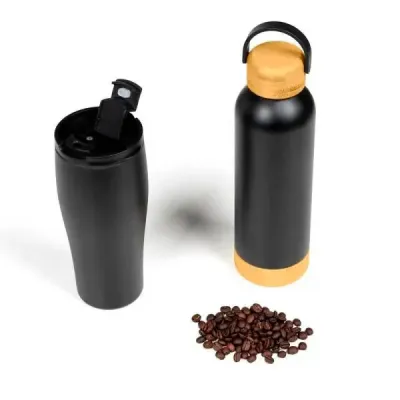 Kit Copo Dupla Camada E Garrafa