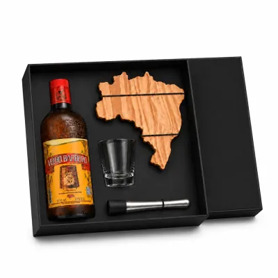 Kit caipirinha Premium em caixa Personalizada
