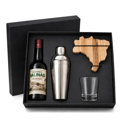 Kit caipirinha Premium em caixa Personalizada