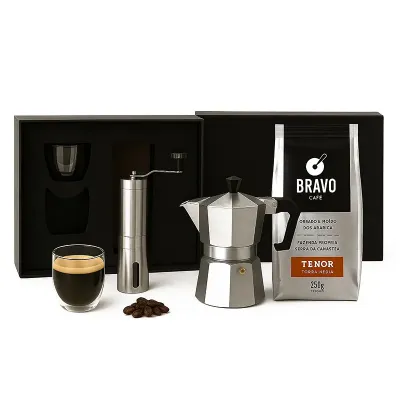 Kit Café Personalizado em caixa de papel