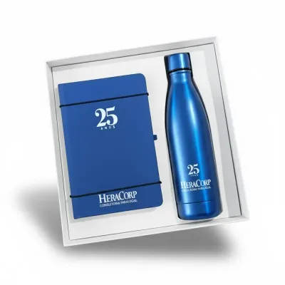 Kit escritório azul Personalizado