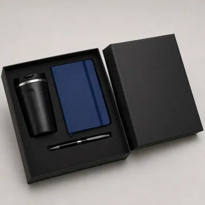 Kit Personalizado com Copo Térmico e caderneta