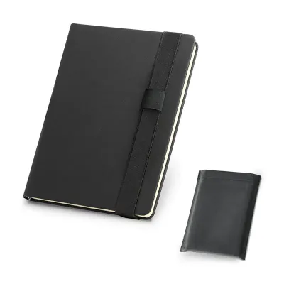 Caderno porta-caneta (preto)