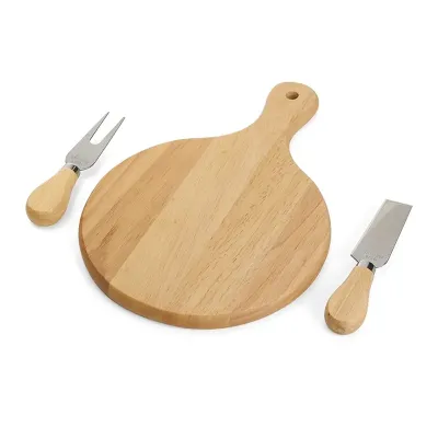 Kit queijo 3 peças em estojo kraft