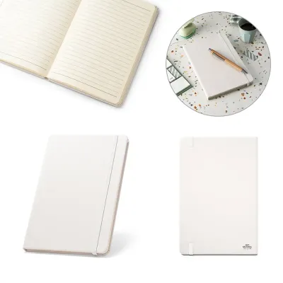 Caderno A5 em poliéster 100% reciclado 