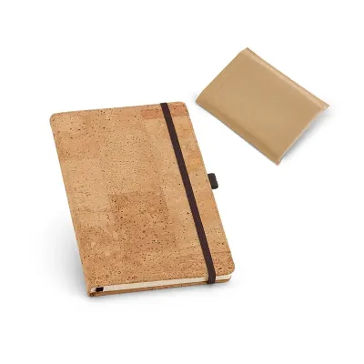 Caderno A5 de capa dura em cortiça 