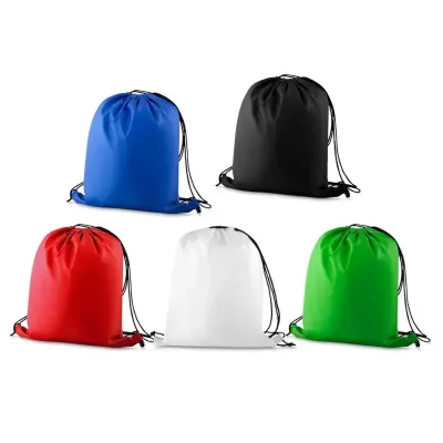 Sacola/Mochila Poliéster: várias cores