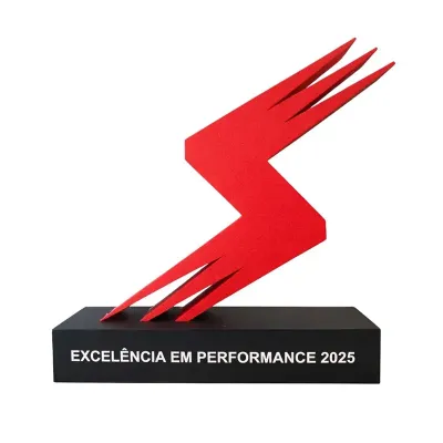 Troféu personalizado em impressão 3D 