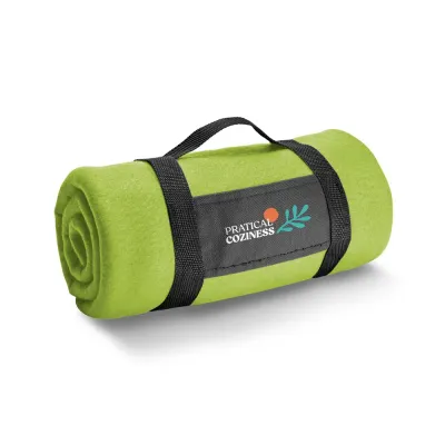 Manta verde personalizada