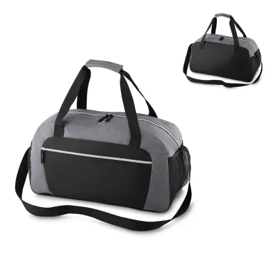 Mala Esportiva para Viagem Cinza/Preto