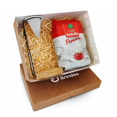 Kit Café Arábico Personalizado para Brinde Corporativo: AL26