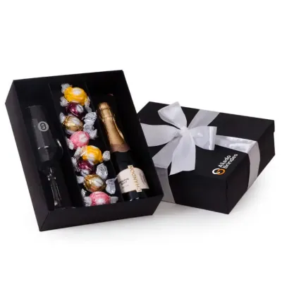 Kit Chandon Personalizado com Taça e Trufas para Brinde: AL20