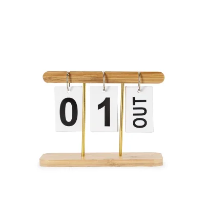 Calendário Permanente Bambu 1