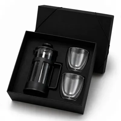 Kit Café Personalizado com copos de vidro