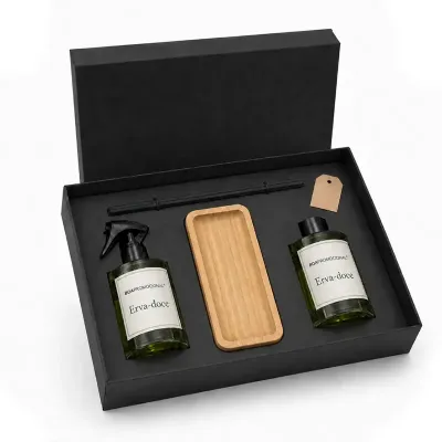 Kit Personalizado com aromatizador e sabonete líquido