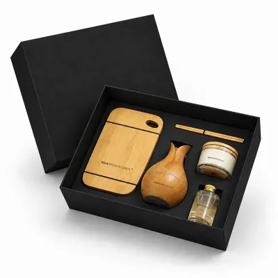 kit Bem-estar em caixa de papel para presente