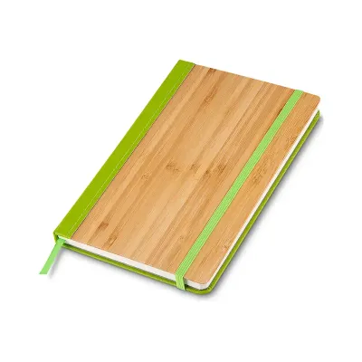 Caderno Capa em Bambu e PU - 1