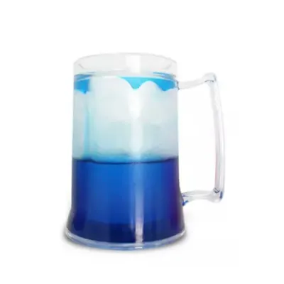 Caneca de gel azul