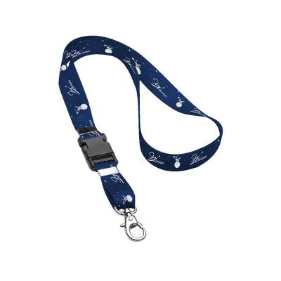 Cordão Chaveiro 20mm, confeccionado em fita de poliéster acetinada. Processo de gravação frente e...