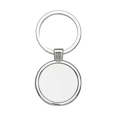 Chaveiro de Metal Redondo Personalizado com Logo Promocional
