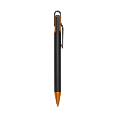 Caneta Plástica com Clique Personalizada com Logo Promocional