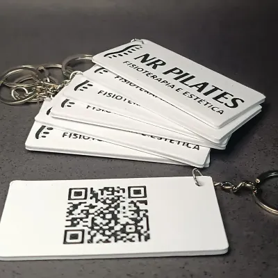 Chaveiro Personalizado com QR Code (PLA) - 2155590