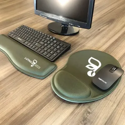 Kit Mouse Pad + Apoio Ergonômico para Teclado Personalizado