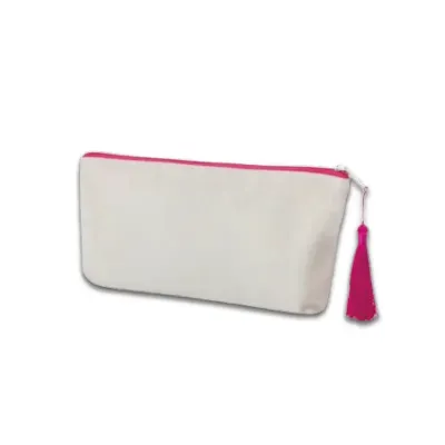 Necessaire confeccionada em lona de algodão AN024