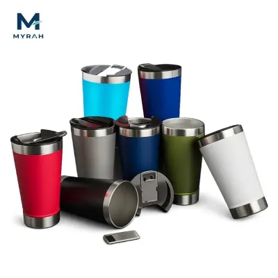 Copo Térmico 500ml com Abridor | Cores